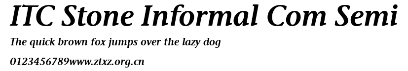 ITC Stone Informal Com Semi.ttf