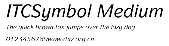 ITCSymbol Medium.ttf