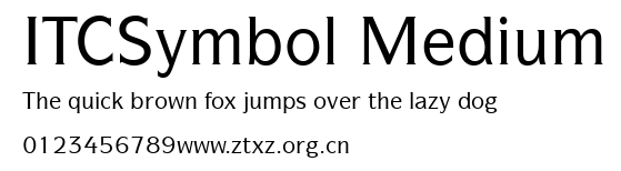 ITCSymbol Medium.ttf