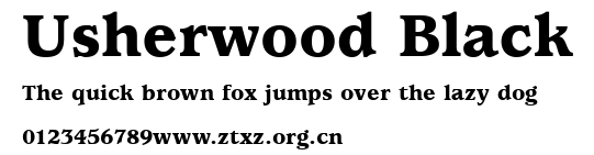 Usherwood Black.ttf