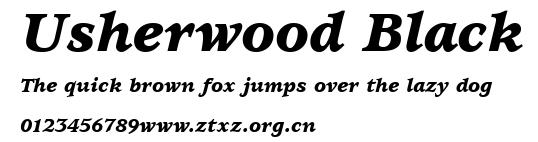 Usherwood Black.ttf