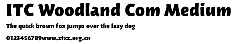 ITC Woodland Com Medium.ttf