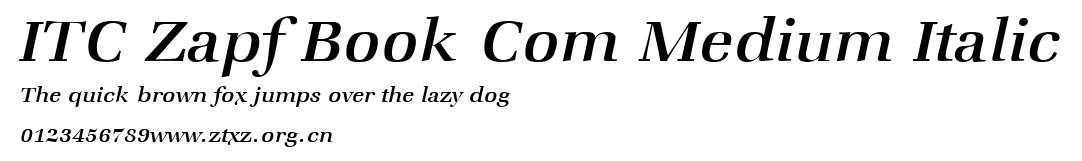ITC Zapf Book Com Medium Italic.ttf