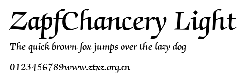 ZapfChancery Light.ttf
