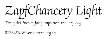 ZapfChancery Light.ttf