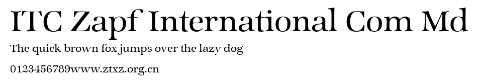 ITC Zapf International Com Md.ttf