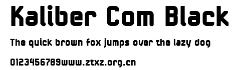 Kaliber Com Black.ttf