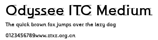 Odyssee ITC Medium.ttf