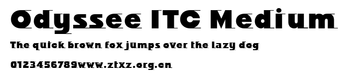 Odyssee ITC Medium.ttf
