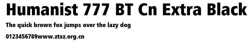 Humanist 777 BT Cn Extra Black.ttf