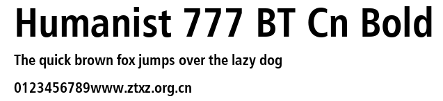 Humanist 777 BT Cn Bold.ttf