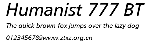 Humanist 777 BT.ttf