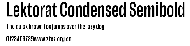 Lektorat Condensed Semibold.ttf