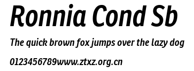 Ronnia Cond Sb.ttf