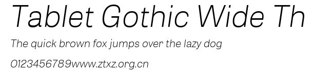 Tablet Gothic Wide Th.ttf
