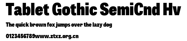 Tablet Gothic SemiCnd Hv.ttf