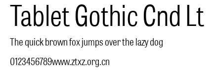 Tablet Gothic Cnd Lt.ttf