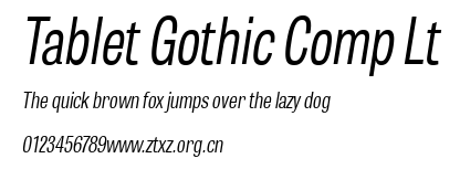 Tablet Gothic Comp Lt.ttf