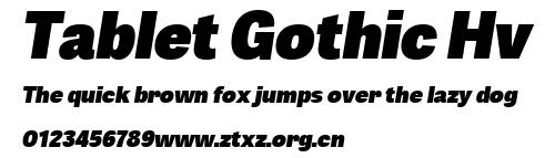 Tablet Gothic Hv.ttf