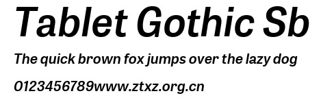 Tablet Gothic Sb.ttf