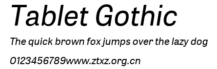 Tablet Gothic.ttf