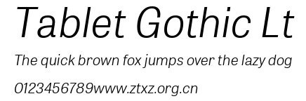 Tablet Gothic Lt.ttf