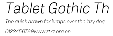 Tablet Gothic Th.ttf