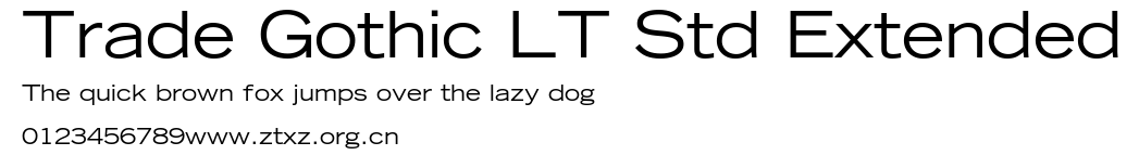 Trade Gothic LT Std Extended.ttf