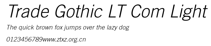 Trade Gothic LT Com Light.ttf
