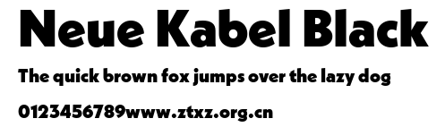 Neue Kabel Black.ttf