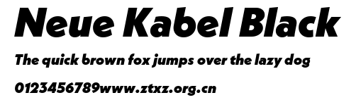 Neue Kabel Black.ttf