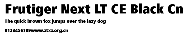 Frutiger Next LT CE Black Cn.ttf