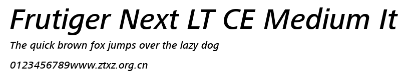 Frutiger Next LT CE Medium It.ttf