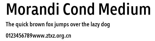 Morandi Cond Medium.ttf