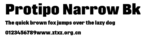 Protipo Narrow Bk.ttf