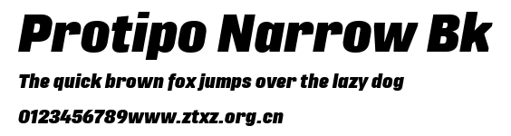 Protipo Narrow Bk.ttf
