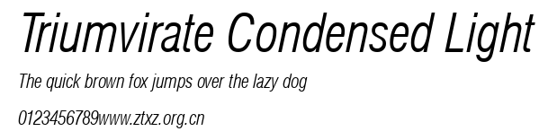 Triumvirate Condensed Light.ttf