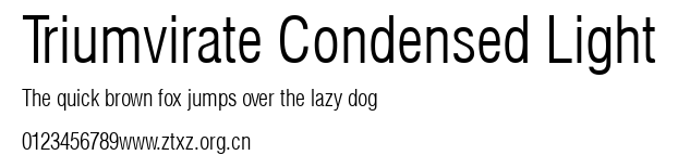 Triumvirate Condensed Light.ttf