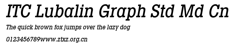 ITC Lubalin Graph Std Md Cn.ttf