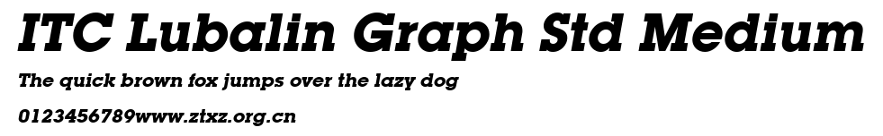 ITC Lubalin Graph Std Medium.ttf