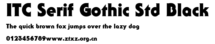 ITC Serif Gothic Std Black.ttf