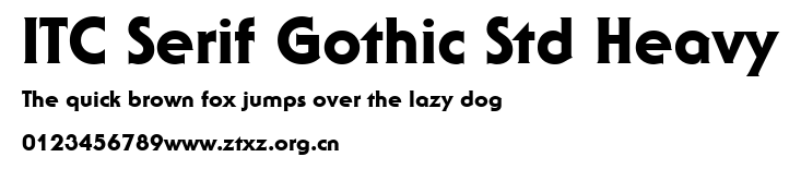 ITC Serif Gothic Std Heavy.ttf
