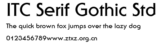ITC Serif Gothic Std.ttf