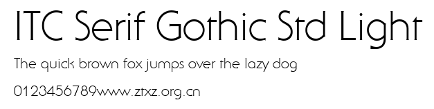 ITC Serif Gothic Std Light.ttf