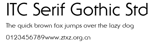 ITC Serif Gothic Std.ttf