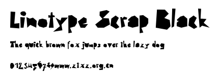 Linotype Scrap Black.ttf