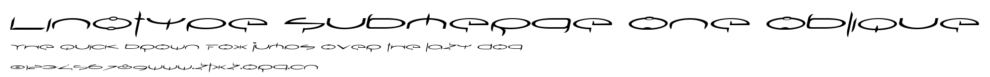 Linotype Submerge One Oblique.ttf