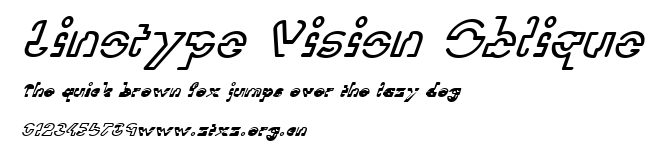 Linotype Vision Oblique.ttf