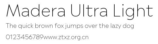 Madera Ultra Light.ttf