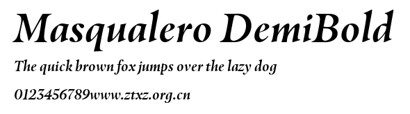 Masqualero DemiBold.ttf